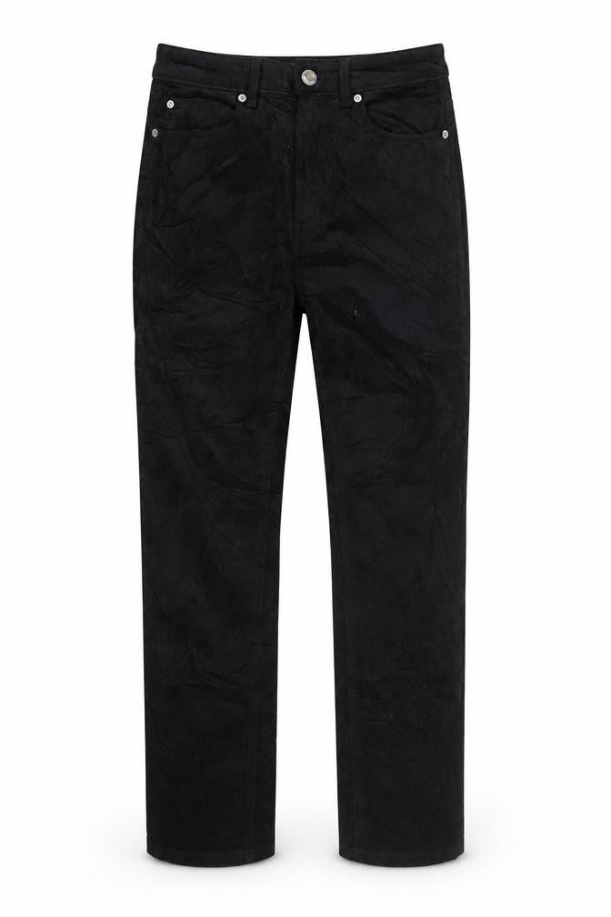 Marks & Spencer Men's Black Corduroy Straight Trousers M