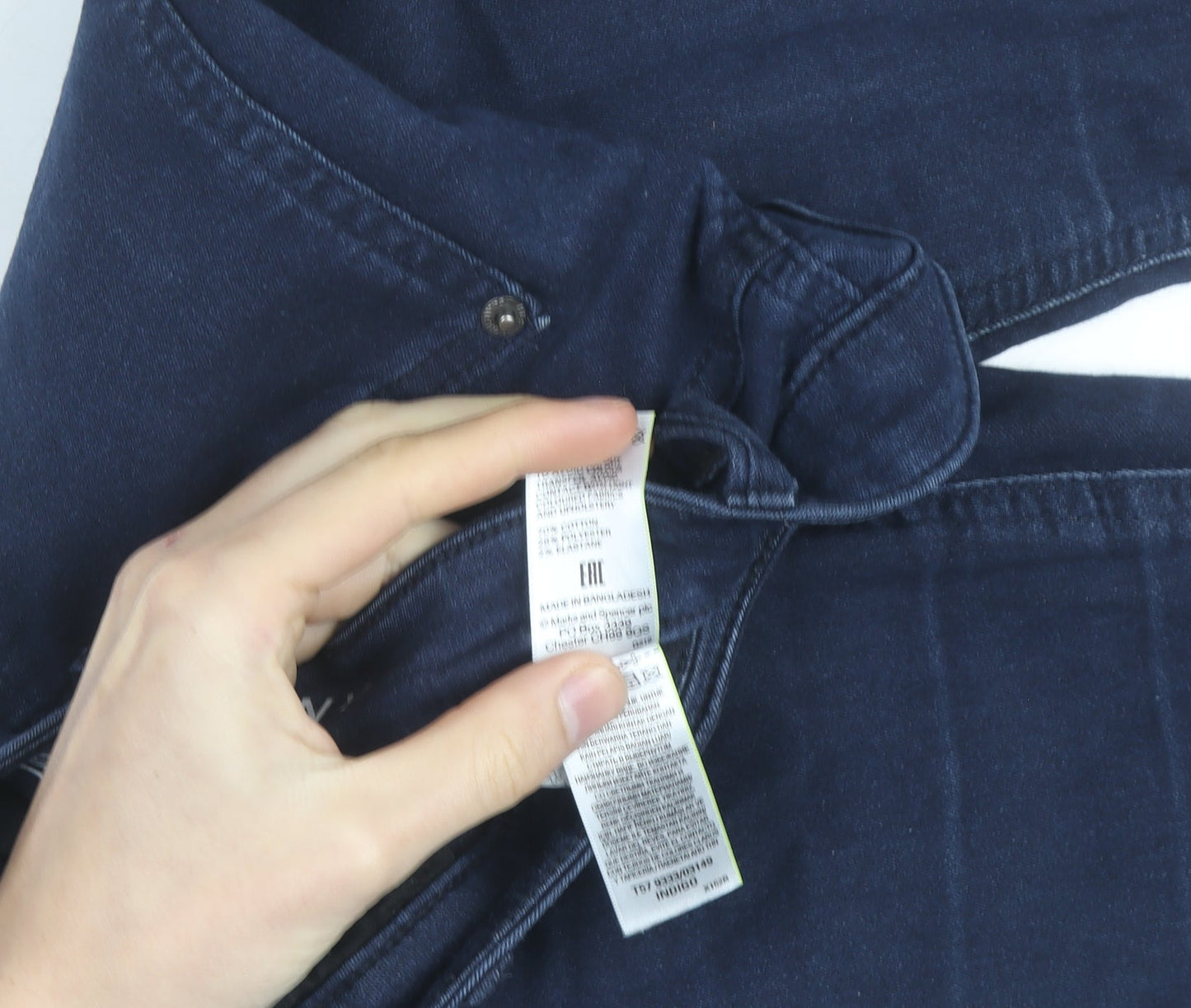 Marks and Spencer Womens Blue Super Skinny Jeans Size 10