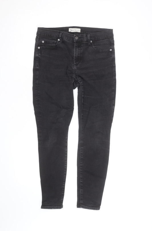 Gap 1969 Men's Black Skinny Jeans 30W 30L Denim Stretch