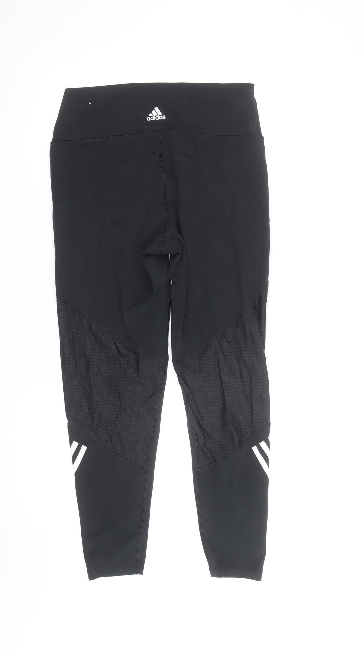 Adidas Womens Black Running Leggings Size L Moisture Wicking