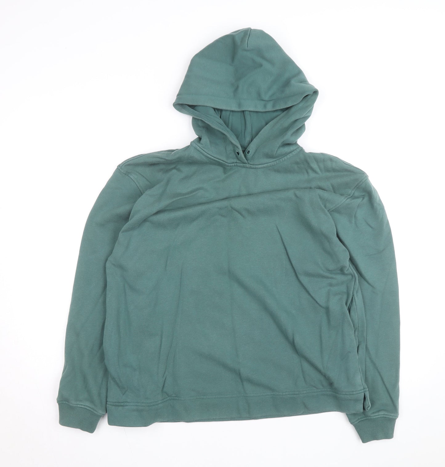 Sweaty Betty Unisex Green S Pullover Hoodie Cotton Blend