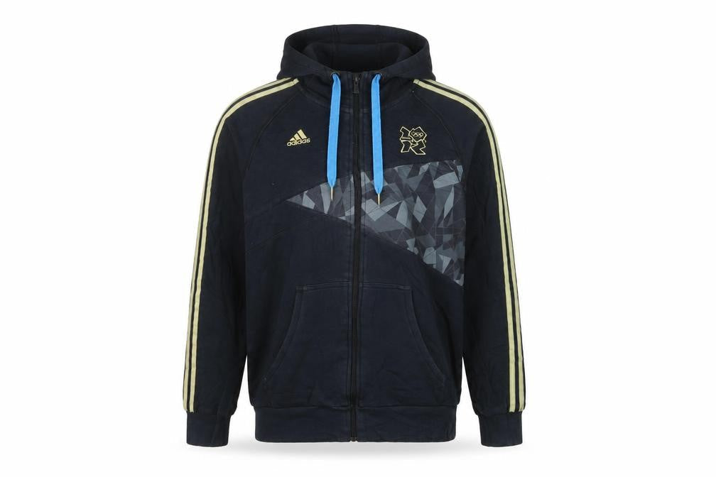 Adidas Men’s Black Full Zip London Olympics Hoodie Size M