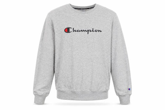 Champion Mens Grey XL Crew Neck Pullover Sweatshirt