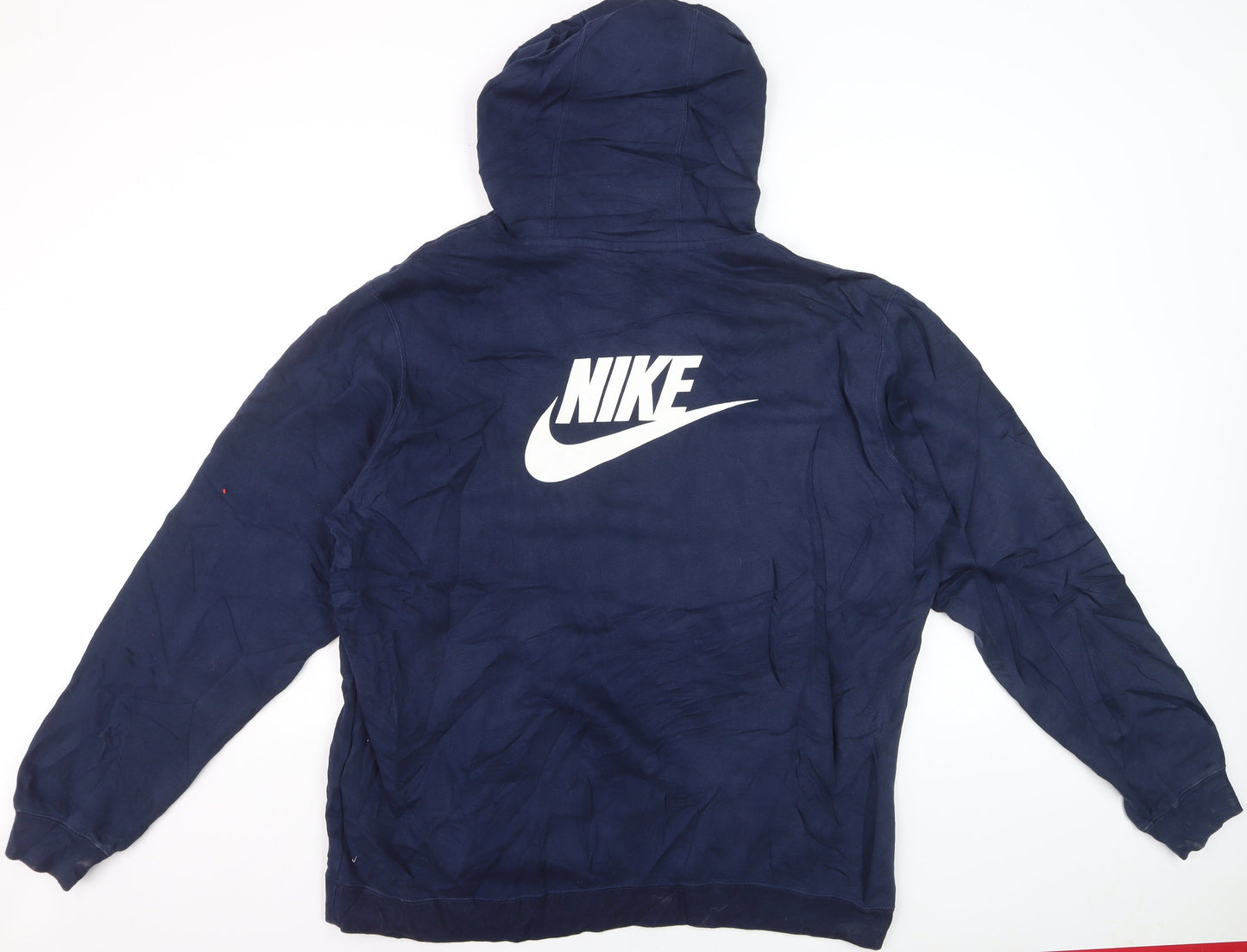 Nike x Stranger Things Men’s Blue Pullover Hoodie L Hawkins Phys Ed
