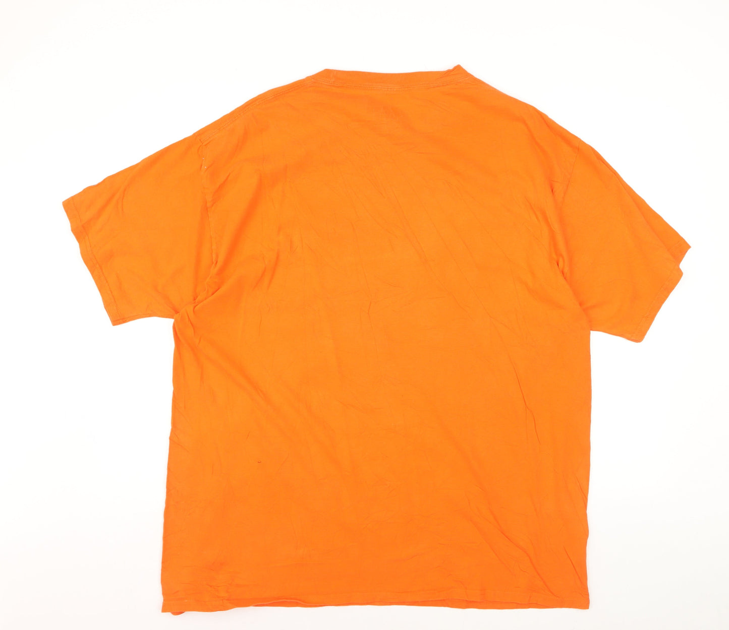 Russell Men’s Orange 2XL WAR EAGLE Auburn Tigers Graphic T-Shirt