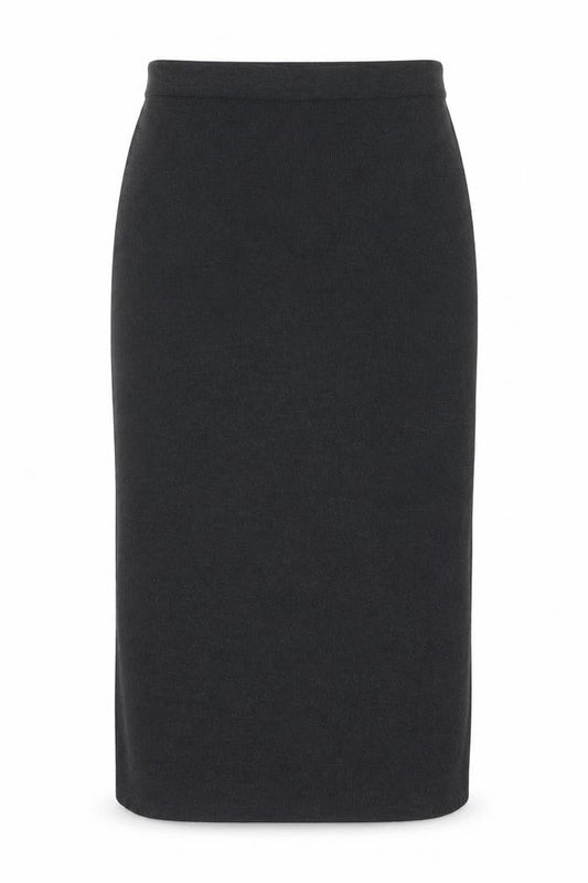 Steilmann Women's Black Size 12 Pencil Knit Midi Skirt