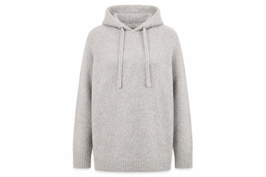 Marks & Spencer Goodmove Women Beige Hooded Pullover Jumper M