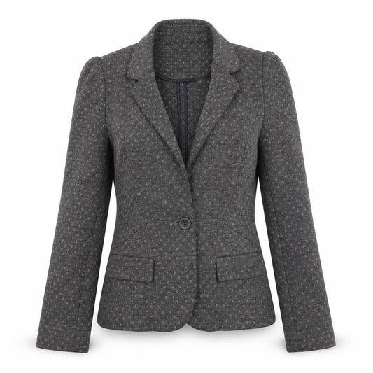 Next Women's Grey Tailored Blazer Jacket Size 10 Slim Fit