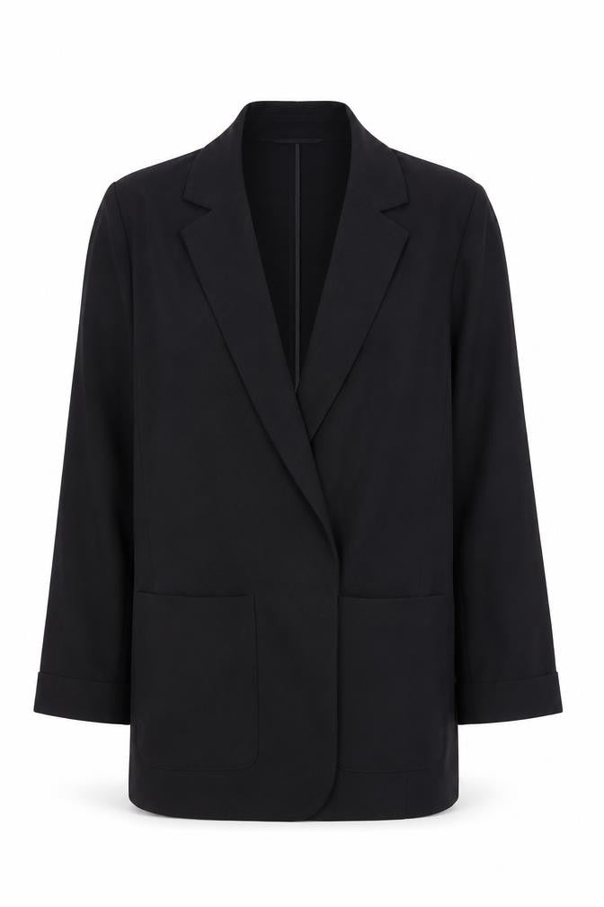Marks & Spencer Women’s Black Relaxed Fit Blazer Size 10