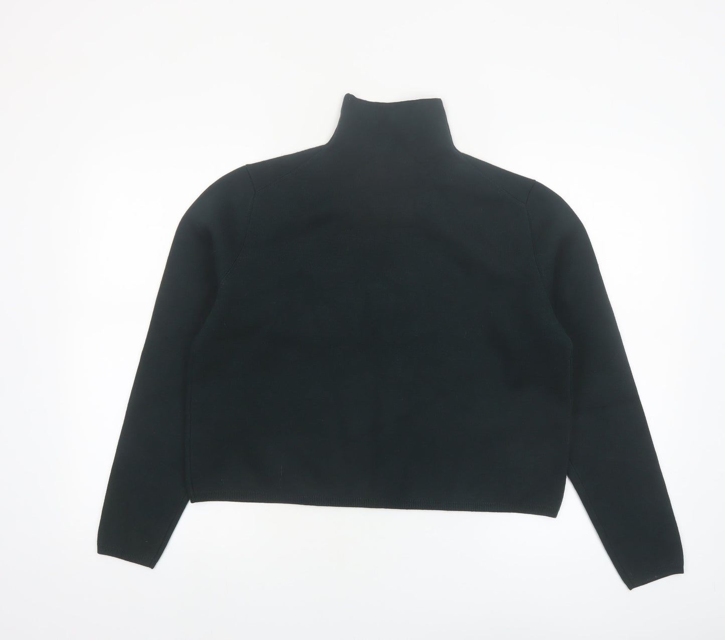 & Other Stories Womens Black Roll Neck Slim Fit Jumper Size 8