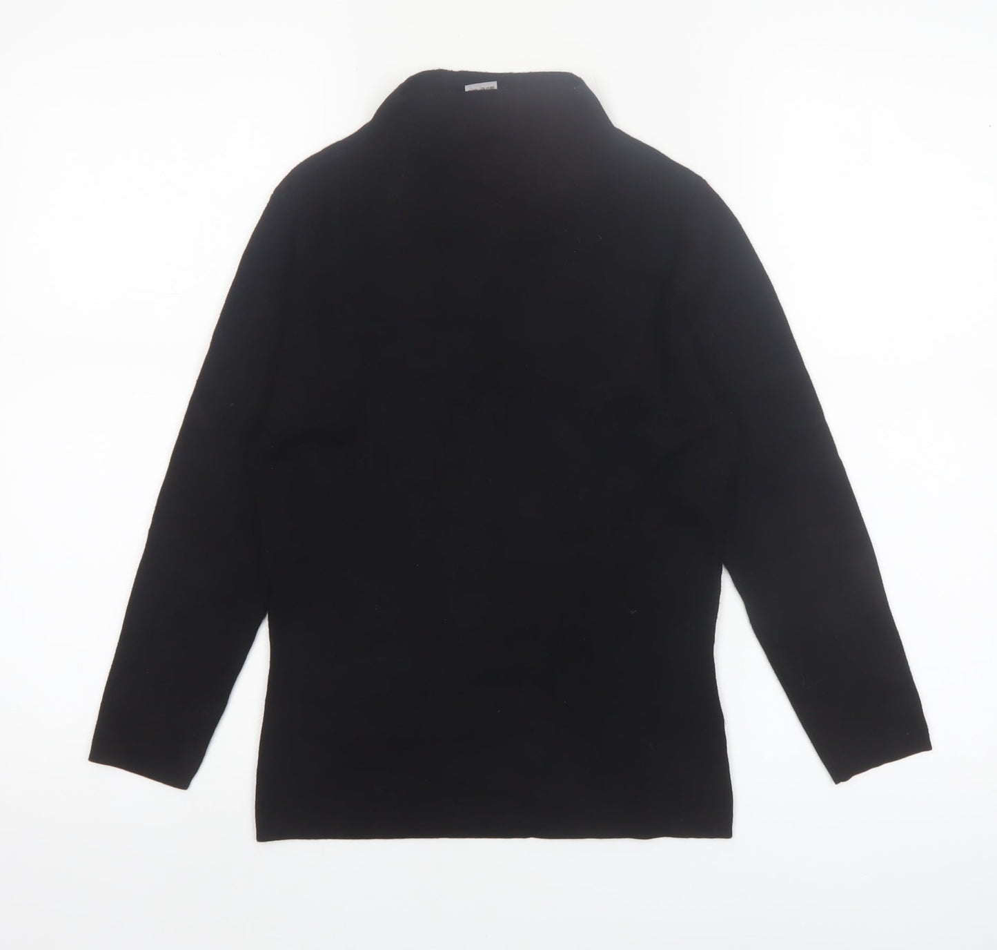 Warehouse Women’s Black Roll Neck Long Sleeve Knit Jumper Size 10