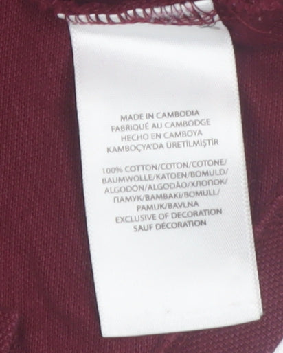 Ralph Lauren Men’s Red Custom Slim Fit Polo Shirt 2XL
