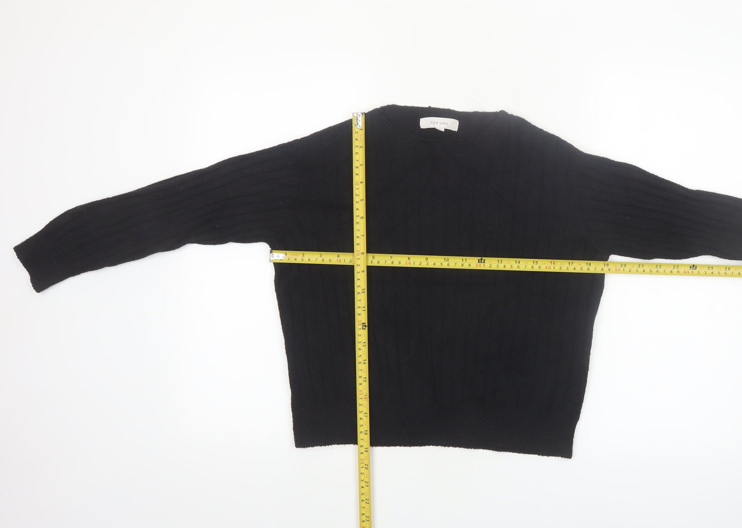 Marks and Spencer Per Una Women's Black XS Knit Pullover Jumper