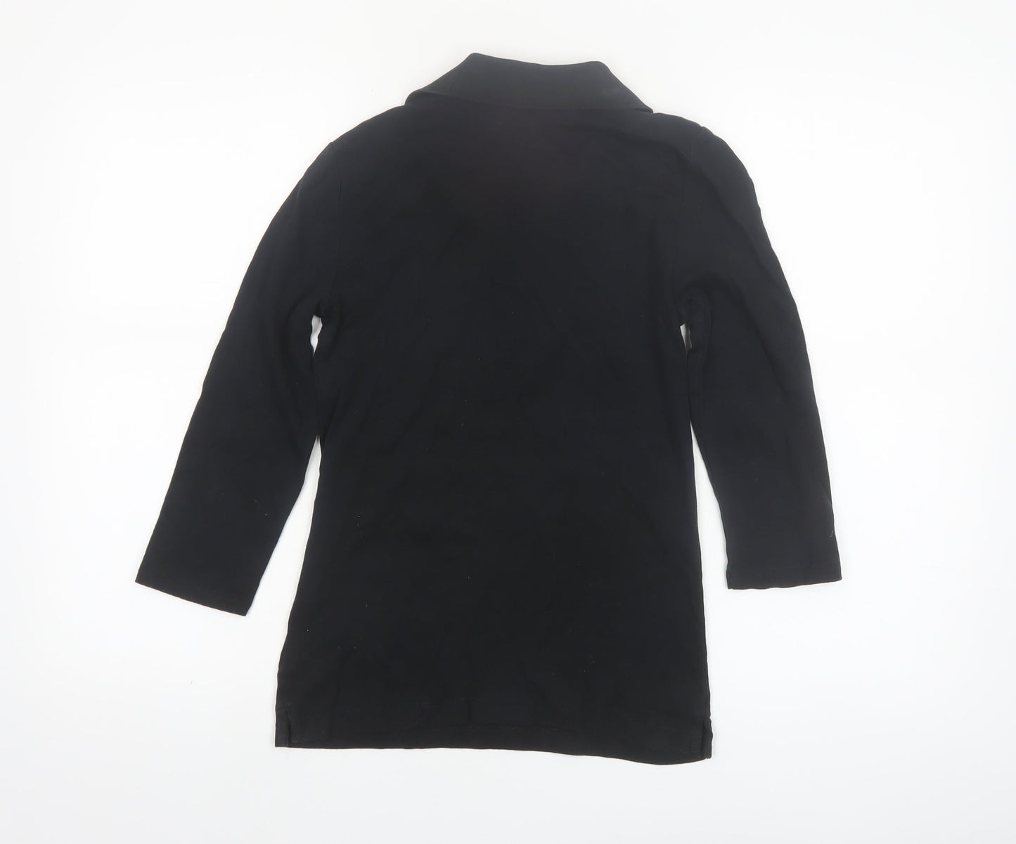 Ralph Lauren Women’s Black Long Sleeve Polo Shirt Size S
