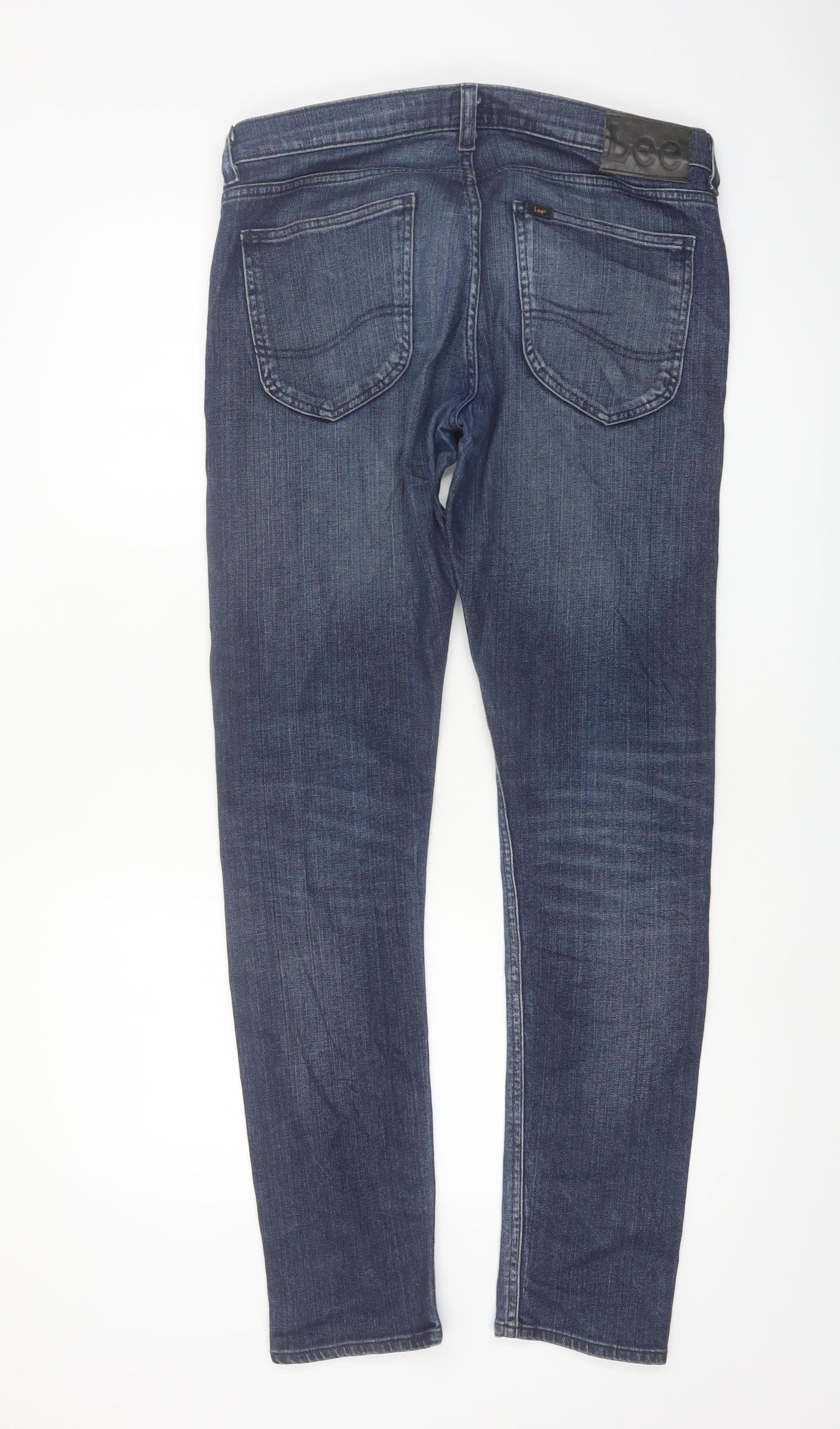 Lee Men’s Blue Luke Slim Fit Jeans W32 L34 Denim Classic