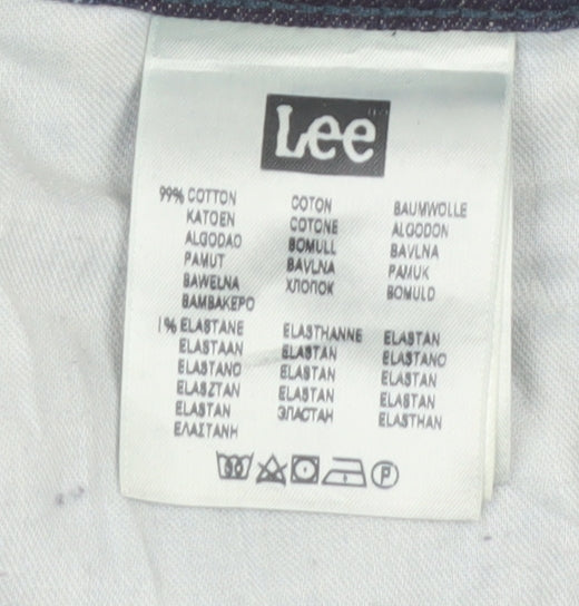Lee Men’s Blue Luke Slim Fit Jeans W32 L34 Denim Classic