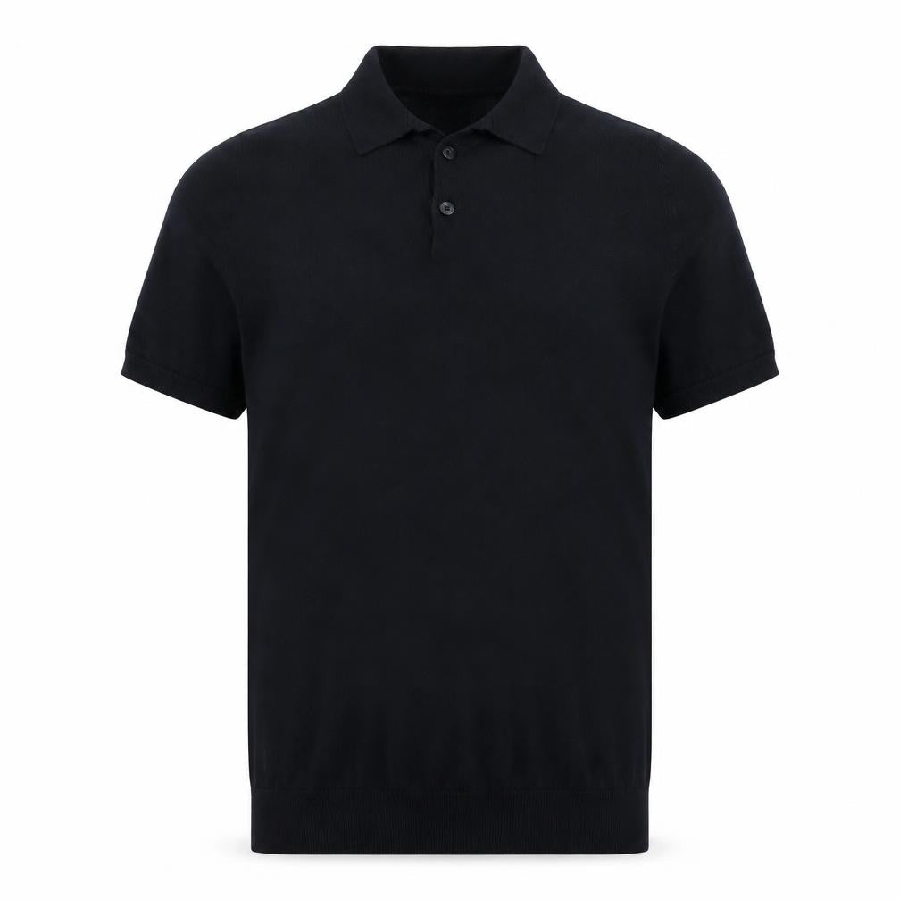 Ben Sherman Men's Black Cotton Short Sleeve Polo Shirt Size S
