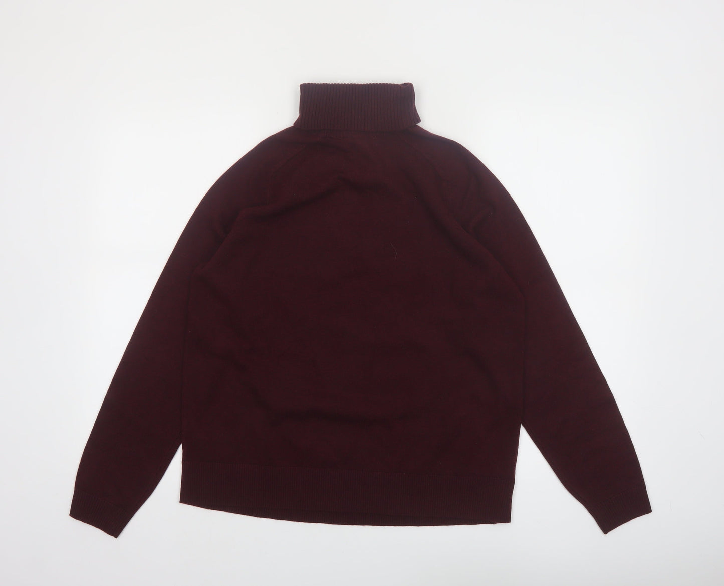 Marks and Spencer Womens Brown Roll Neck Long Sleeve Jumper M