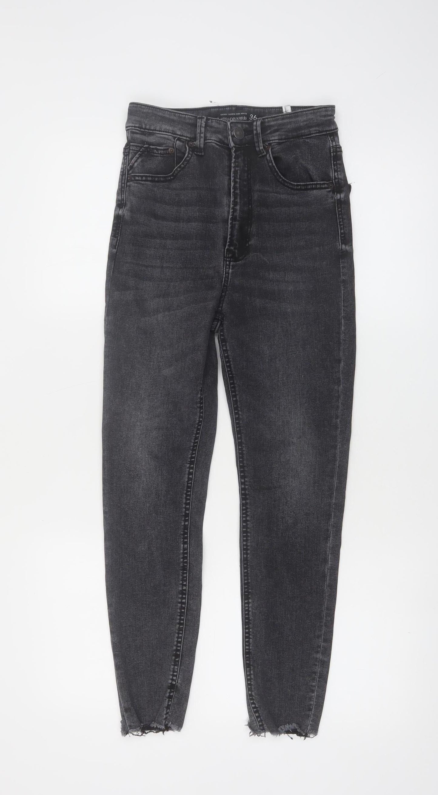 Stradivarius Women’s Black Skinny High Waist Jeans Size 8