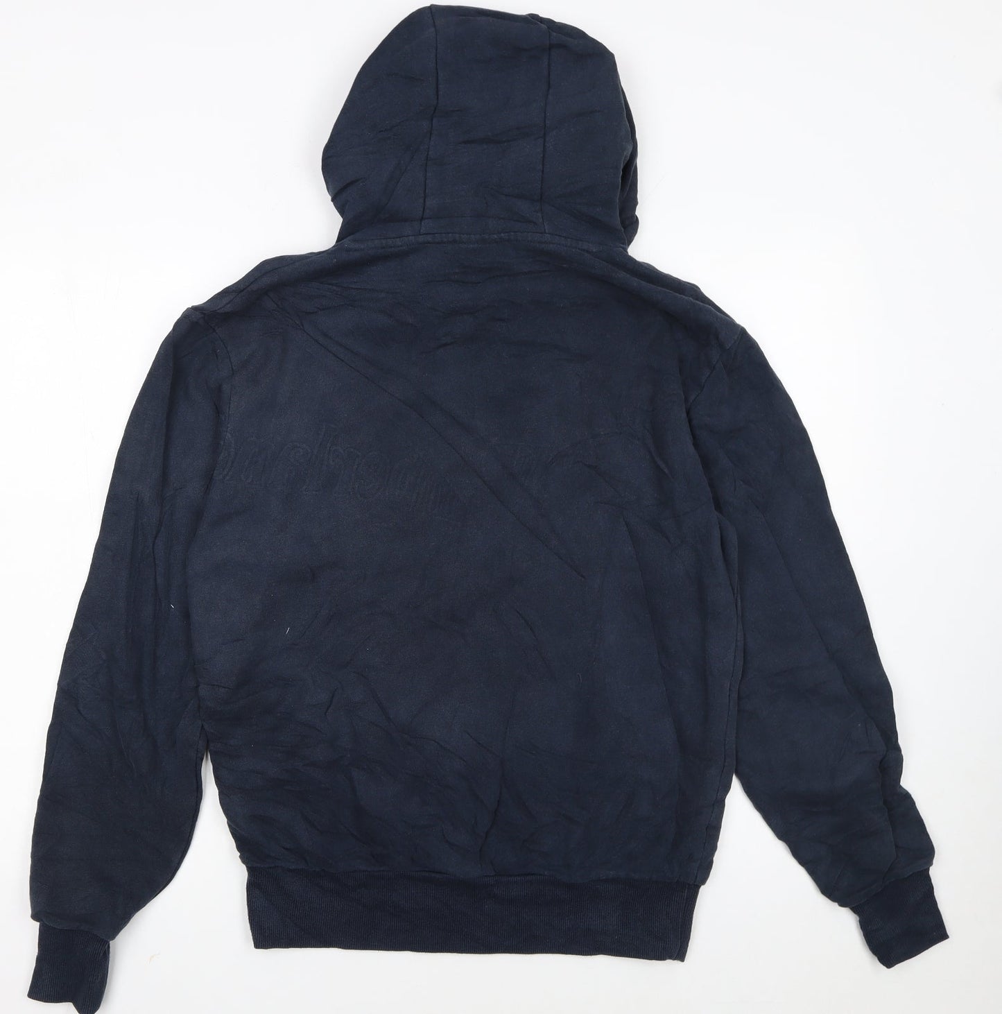 Ellesse Men’s Blue Pullover Hoodie Medium Logo Fleece Sweatshirt