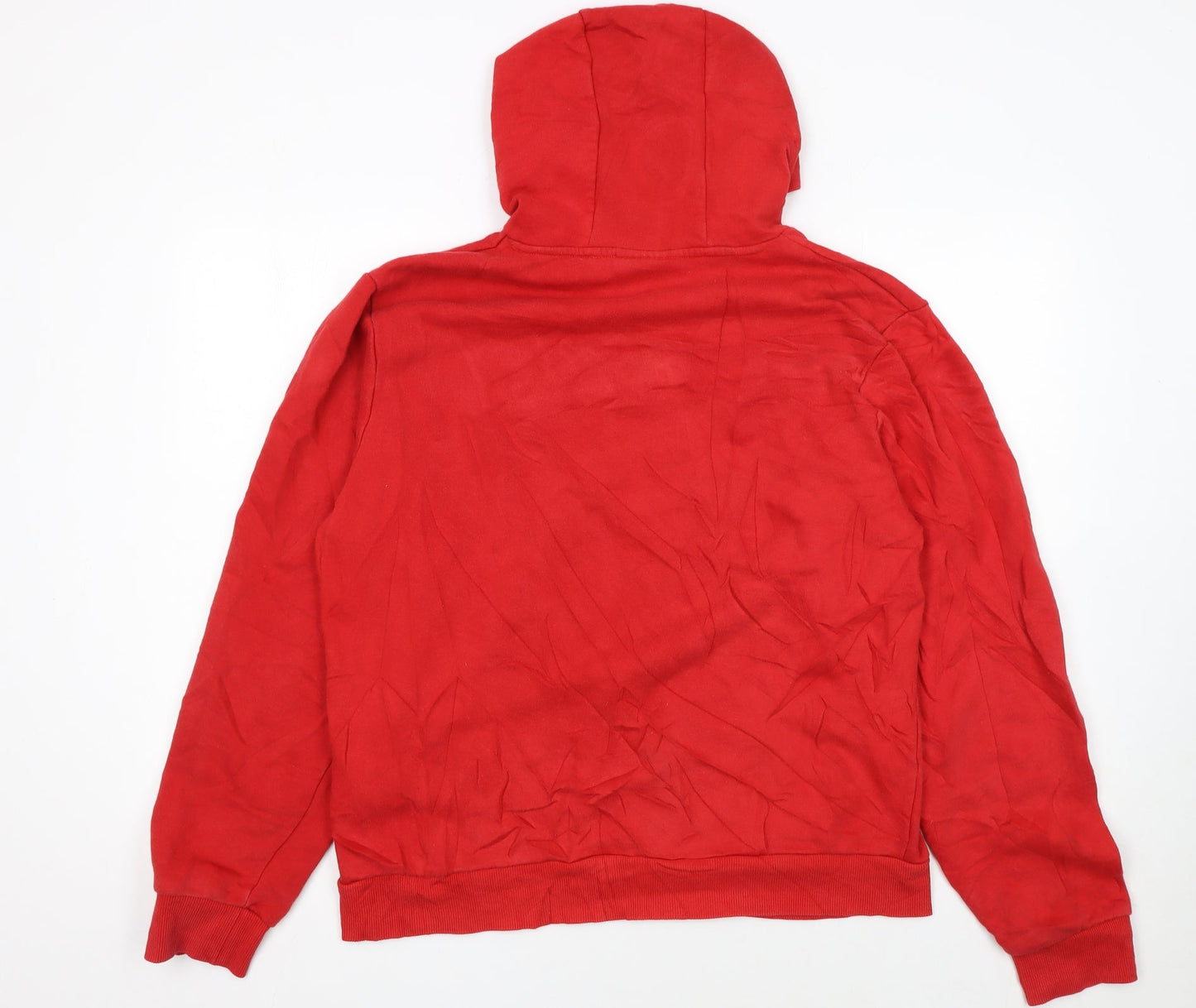 Fila Men Red XL Pullover Hoodie Hooded Sweatshirt Logo Sportswear