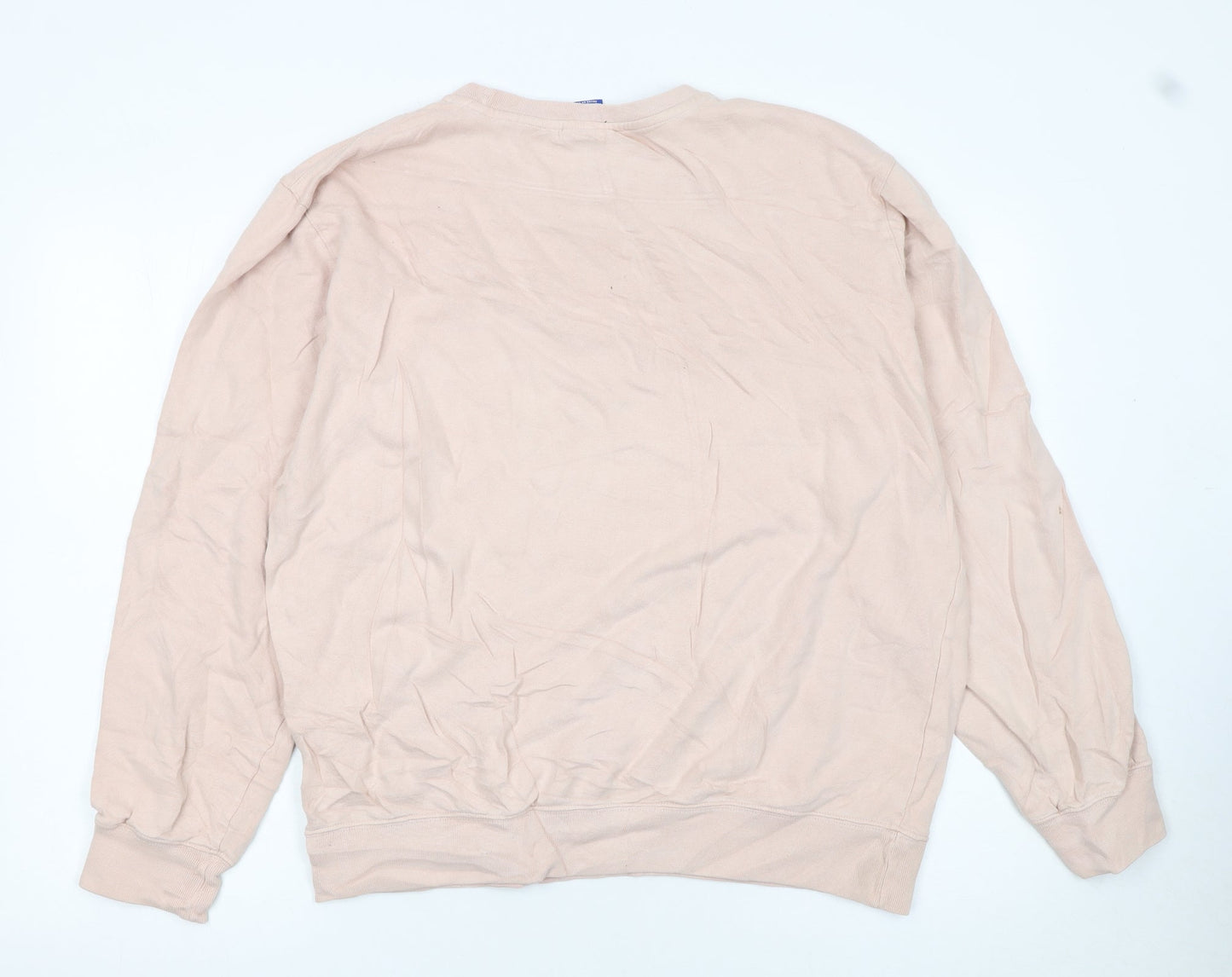 Champion Women Beige Long Sleeve Pullover Sweatshirt Size L