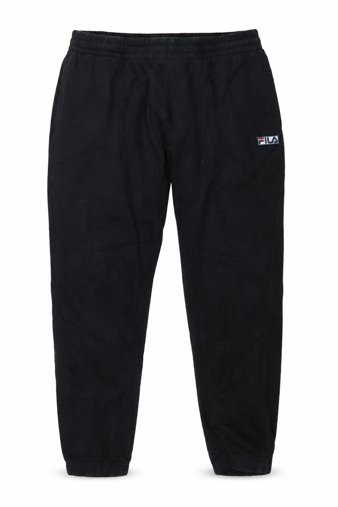 Fila Mens Black Jogger Trousers L Elastic Waist Casual