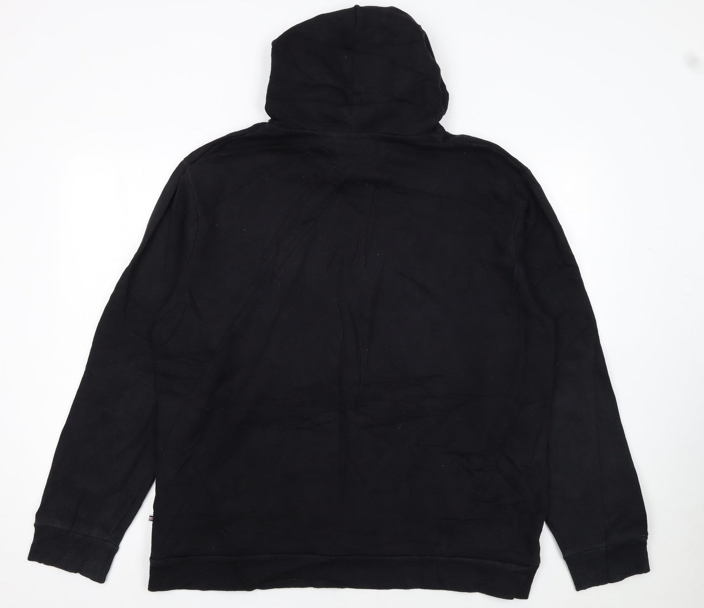 Fila Men’s Black XL Pullover Hoodie Classic Logo Fleece Sweatshirt