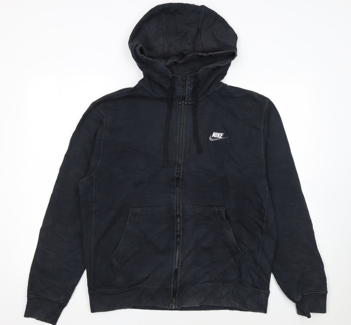 Nike Men's Black Full Zip Hoodie Size M Regular Fit