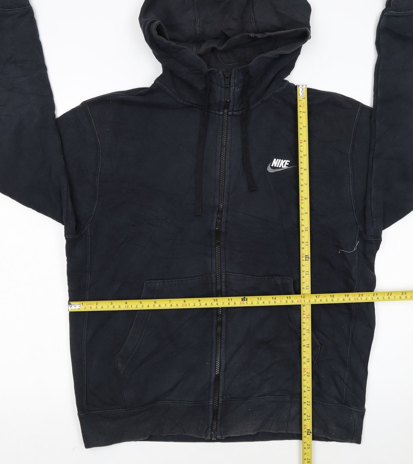 Nike Men's Black Full Zip Hoodie Size M Regular Fit