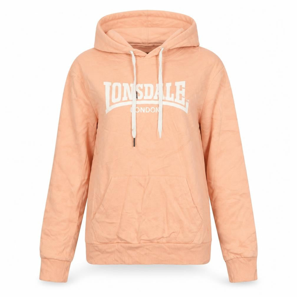 Lonsdale London Women's Peach Pullover Hoodie Size 8
