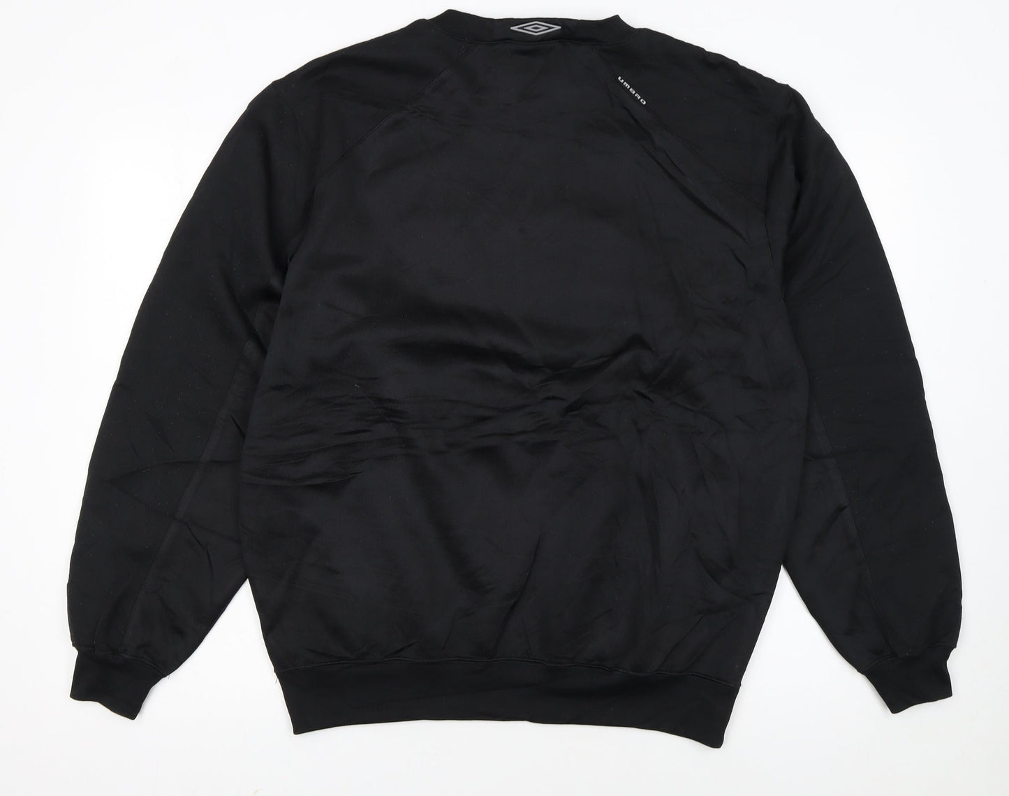Umbro Men's Black Pullover Sweatshirt M Regular Fit Crew Neck