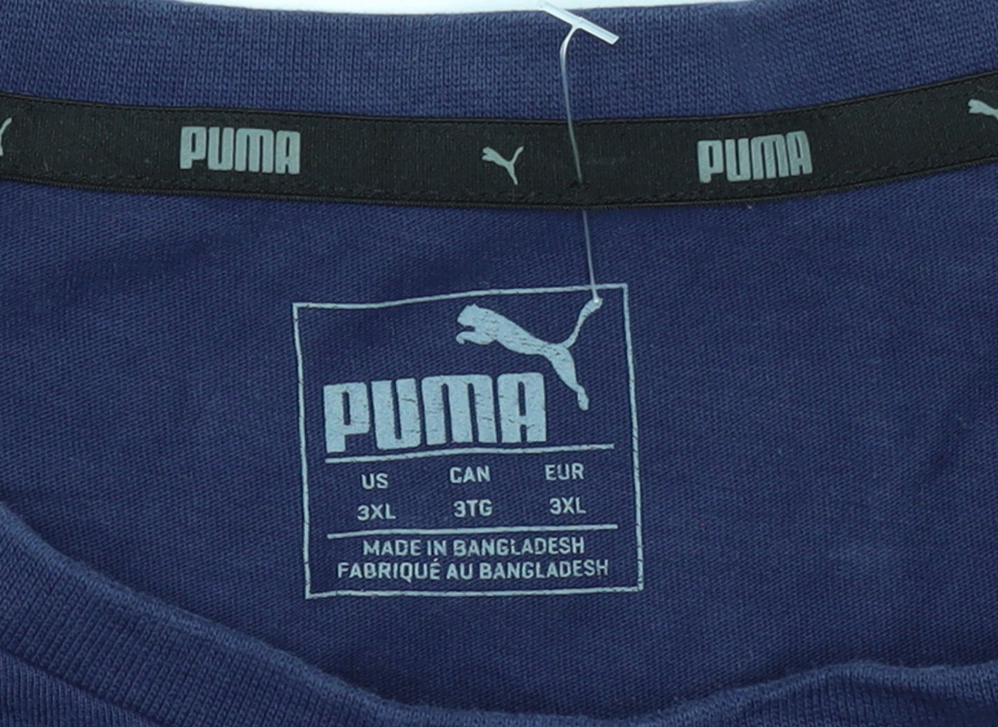 Puma Men’s Blue 3XL Pepsi Logo Crew Neck Cotton T-Shirt