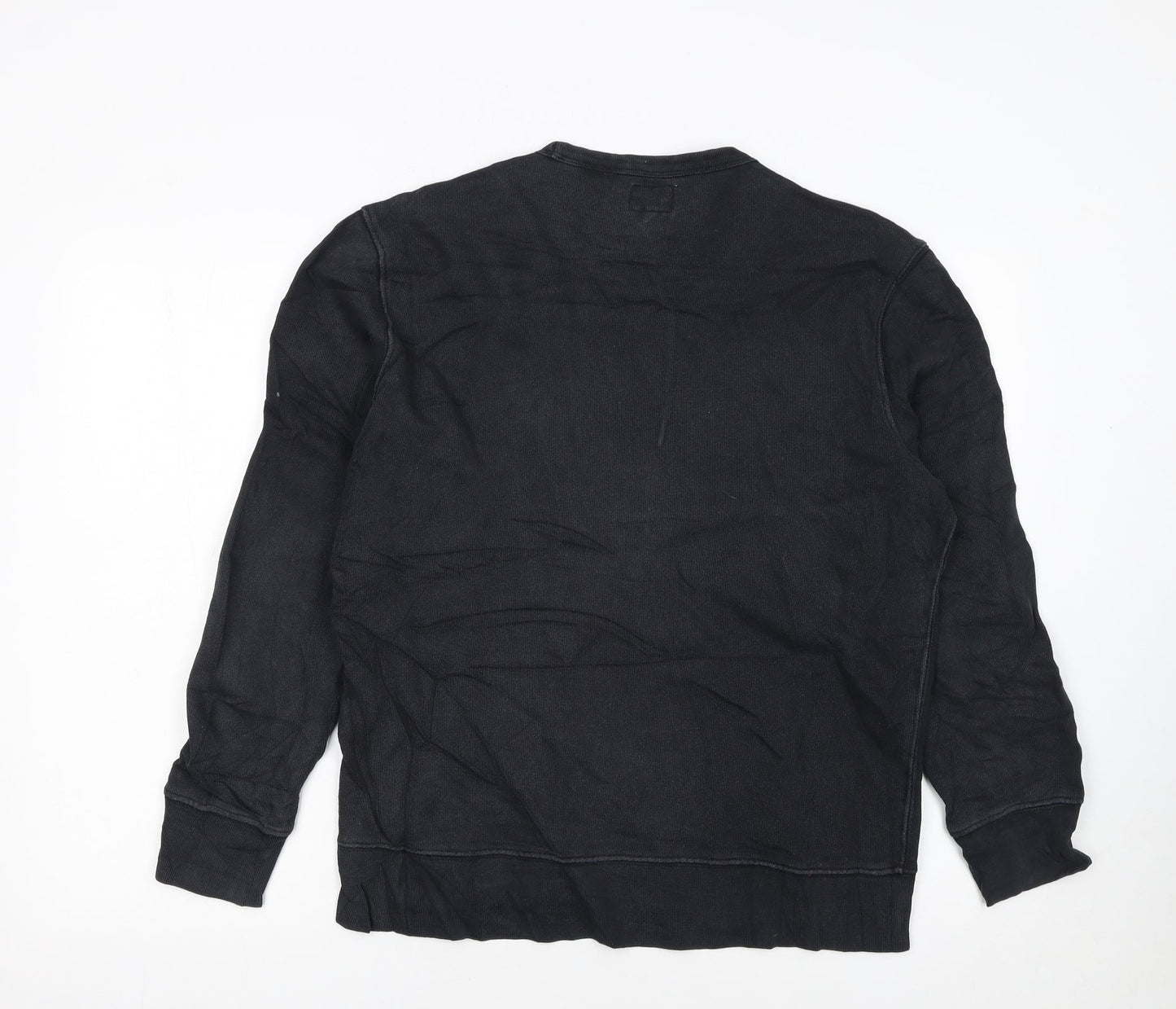 Levi's Women's Black Cotton Pullover Sweatshirt Medium