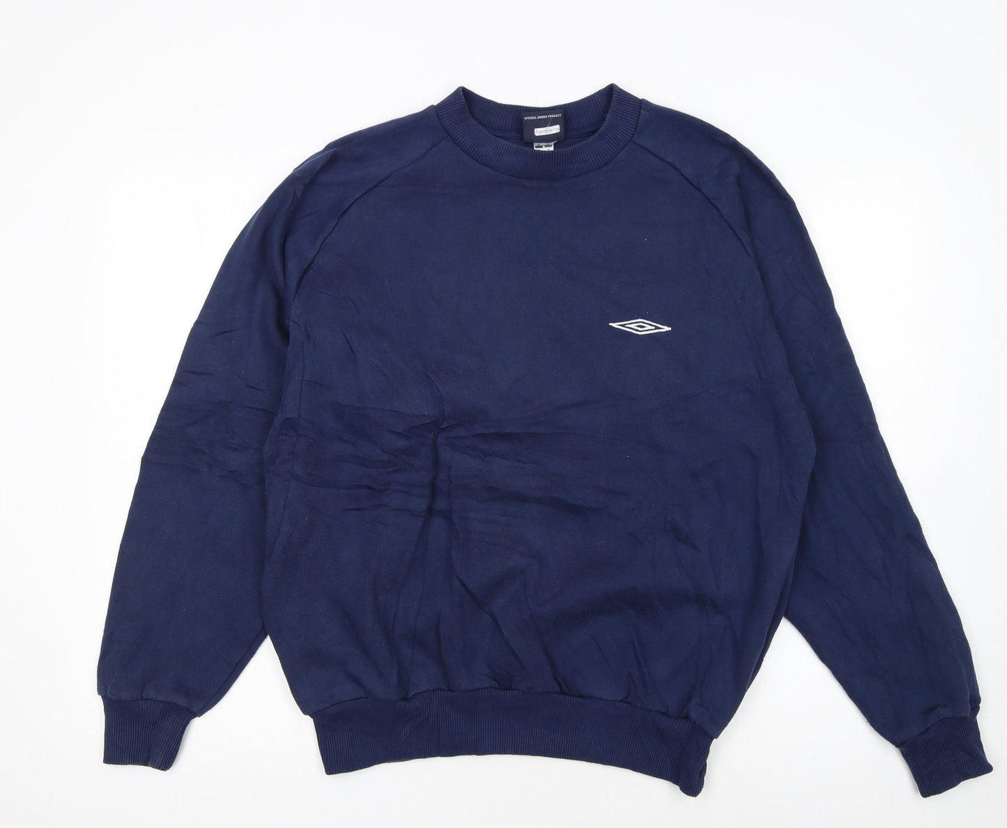 Umbro Men's Blue Medium Pullover Sweatshirt Crew Neck Sports
