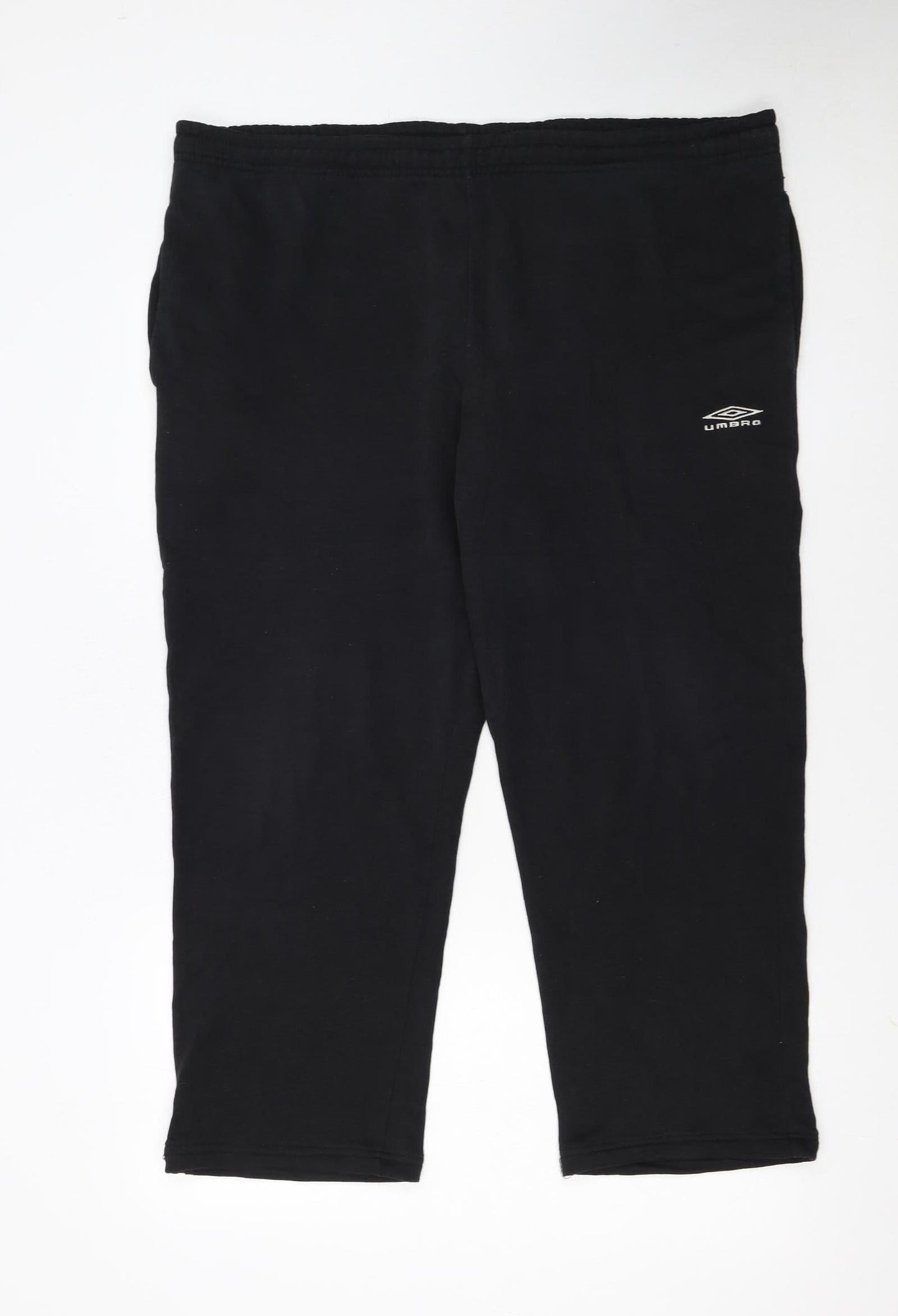 Umbro Men's Black Sweatpants M Regular Fit Fleece Trousers