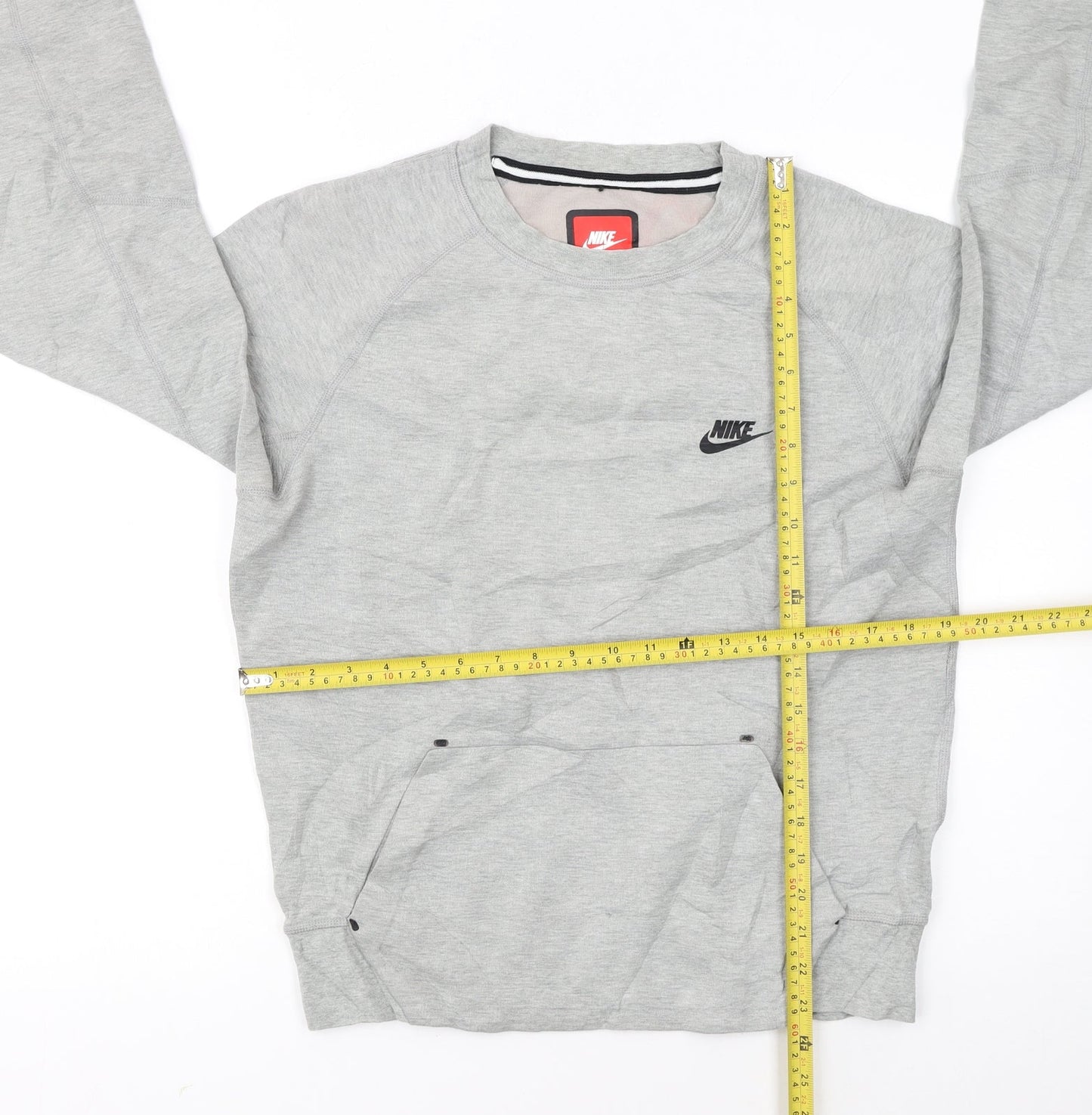 Nike Women's Grey Small Crew Neck Pullover Sweatshirt
