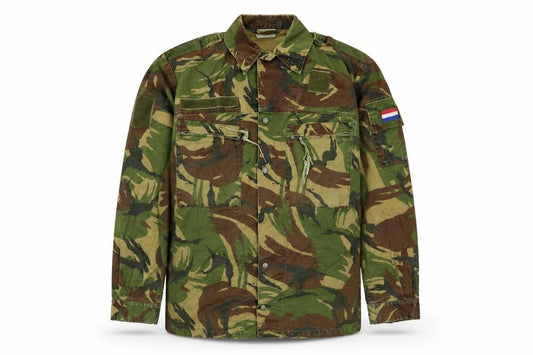 Marquardt + Schulz Men's Green Camouflage Military Jacket L Army Style