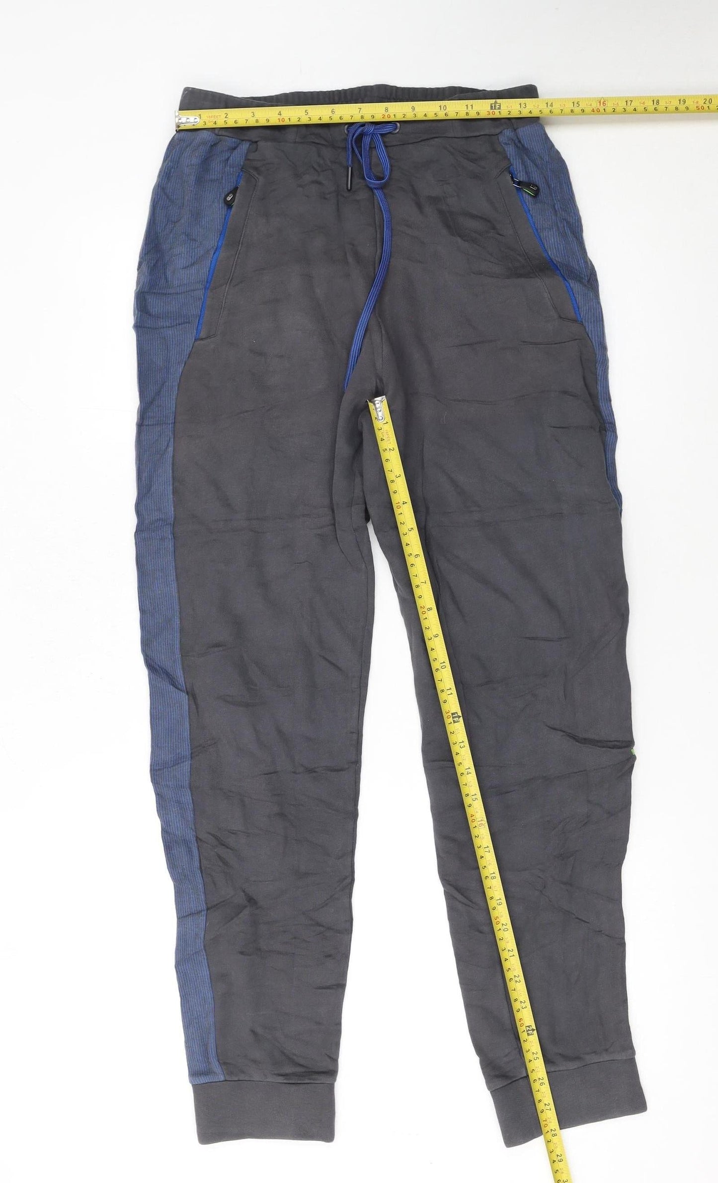 Hugo Boss Men's Black Jogger Trousers Size S Elastic Waist