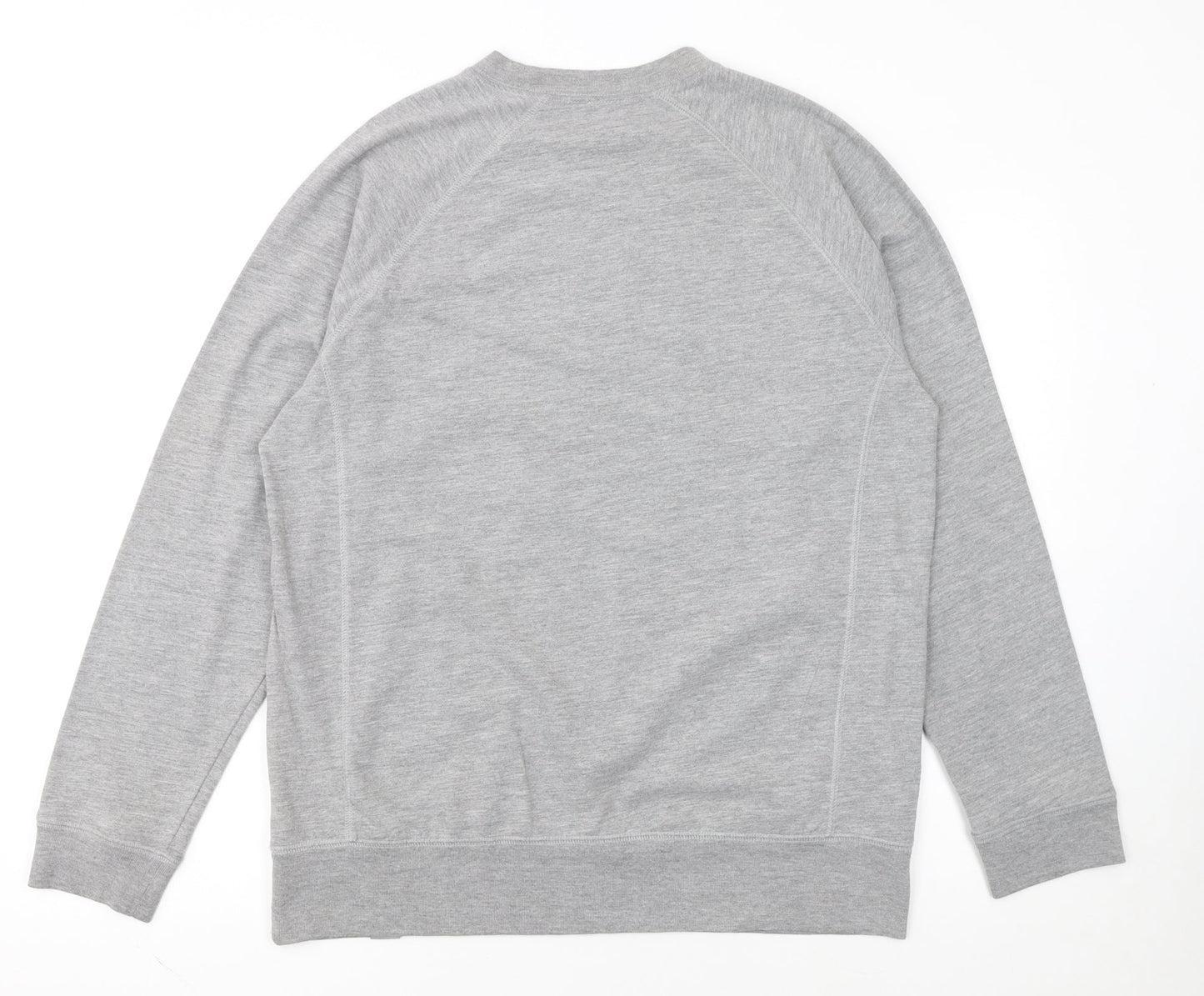 Carhartt Men's Grey Crew Neck Pullover Sweatshirt Size L