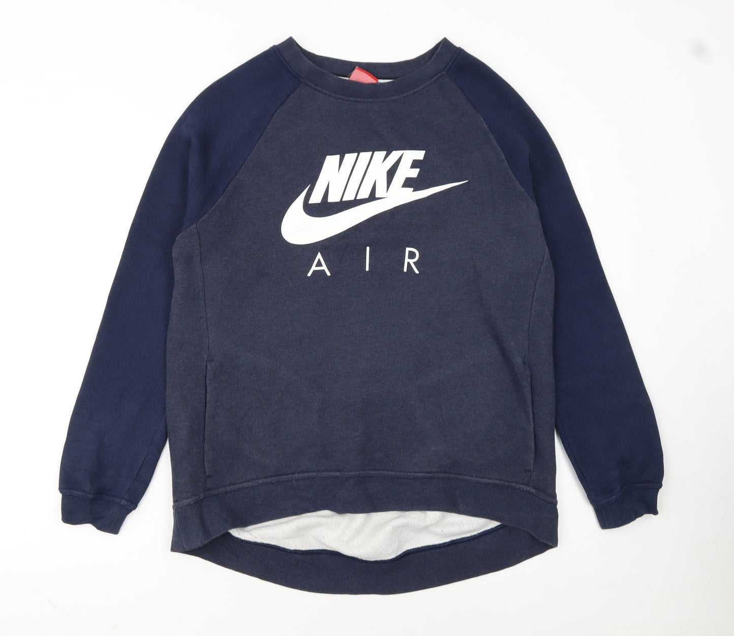 Nike Women’s Navy Blue Air Logo Pullover Sweatshirt Size M