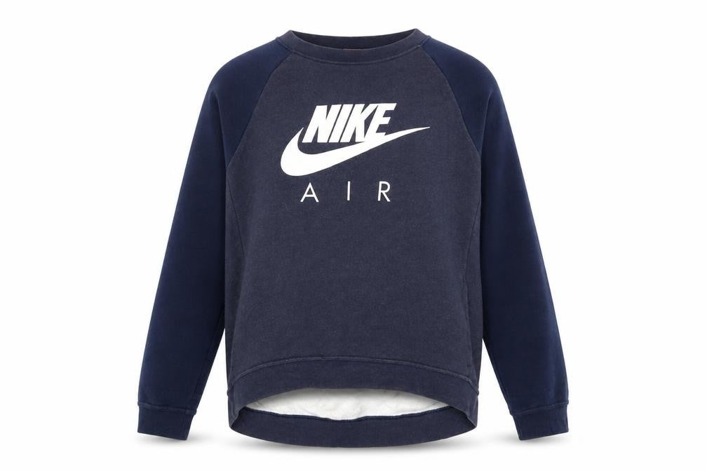 Nike Women’s Navy Blue Air Logo Pullover Sweatshirt Size M