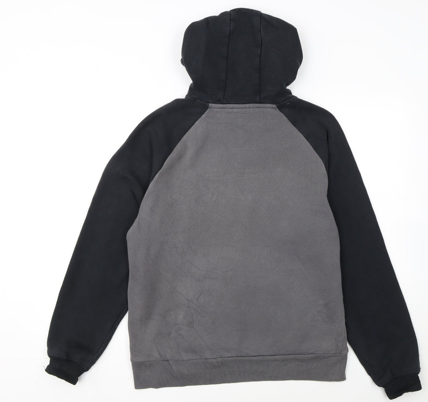 Ellesse Men’s Grey Pullover Hoodie L Logo Graphic Sweatshirt