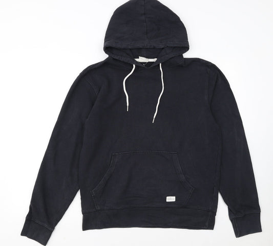 Quiksilver Women's Black Pullover Hoodie Medium Cotton Blend