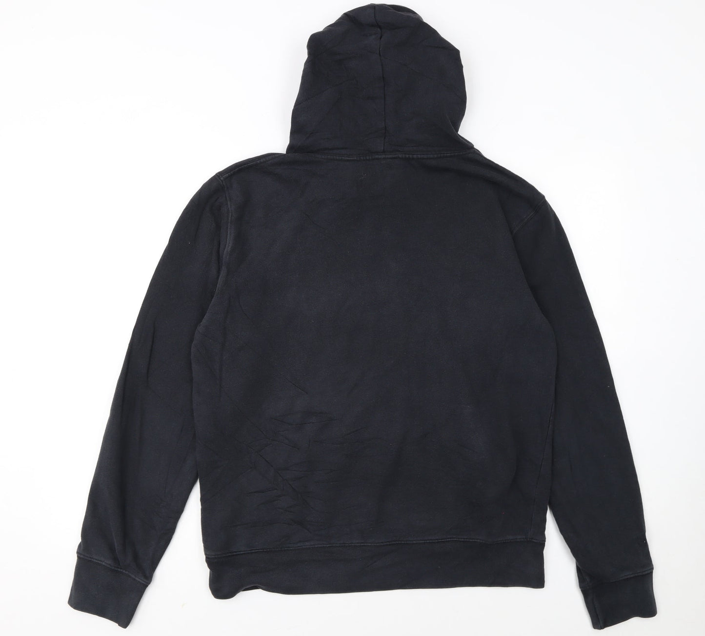 Quiksilver Women's Black Pullover Hoodie Medium Cotton Blend