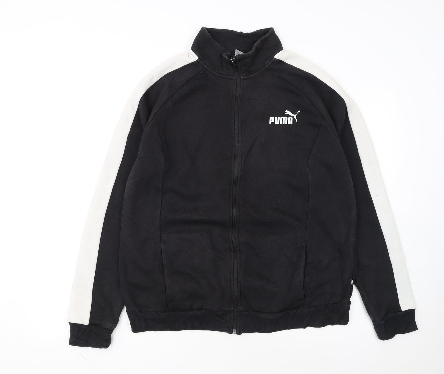 Puma Men's Black 2XL Track Jacket Full Zip Sportswear