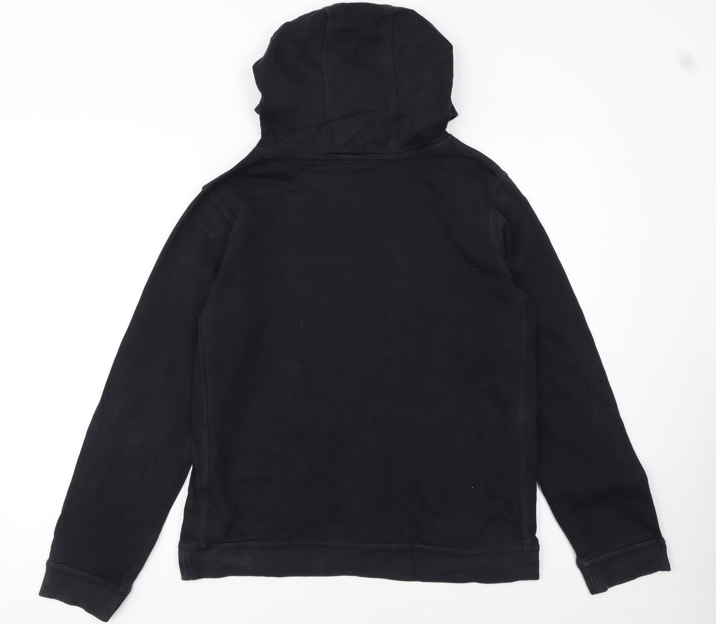 Nike Boys Black XL Pullover Hoodie with Logo Graphic Print