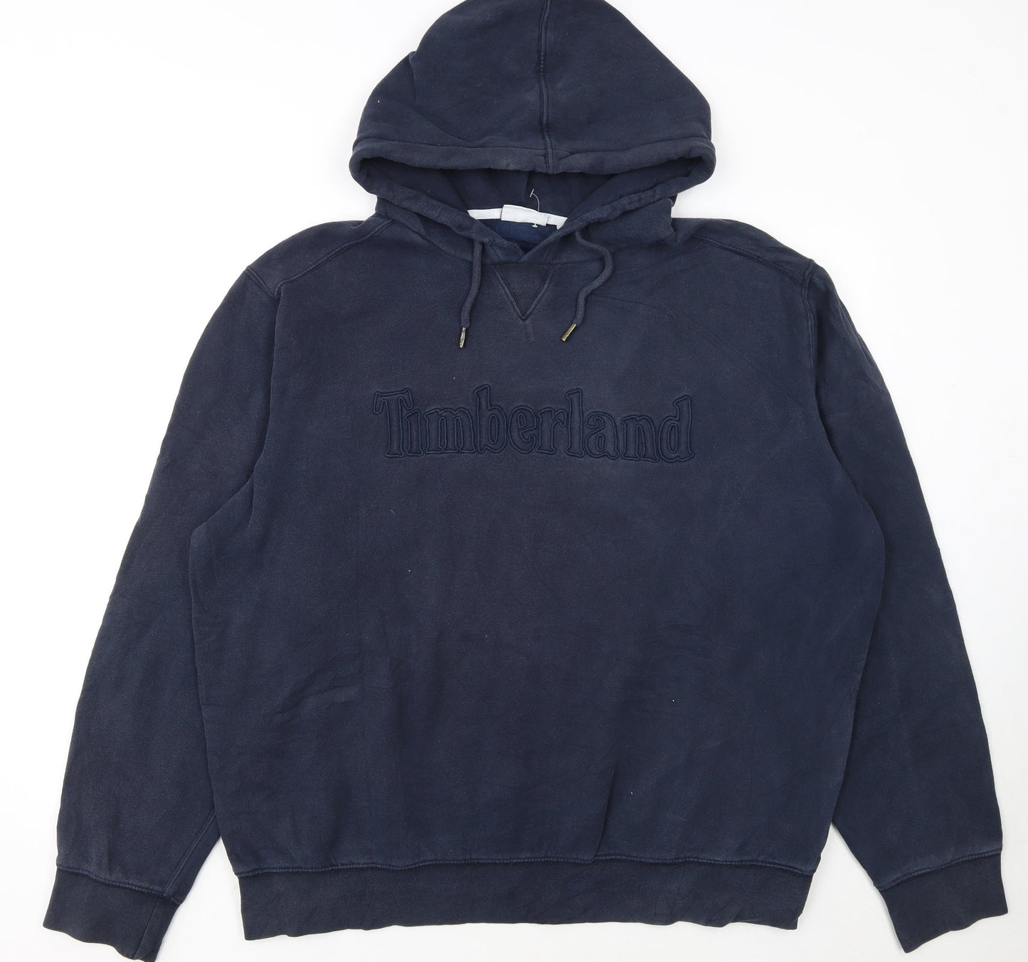 Timberland Men's Blue Pullover Hoodie 2XL Cotton Blend Outdoor Style