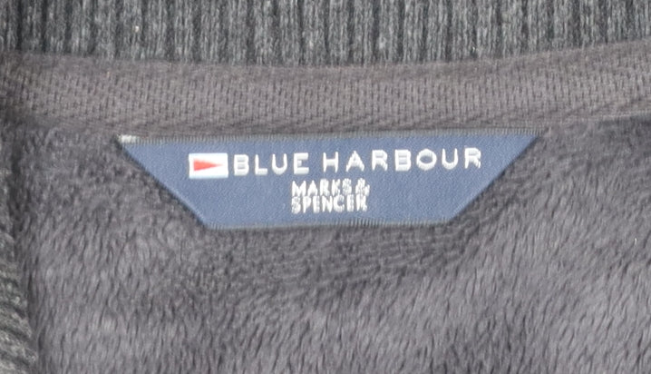 Marks and Spencer Blue Harbour Men's Grey 2XL Sleeveless Full Zip Vest