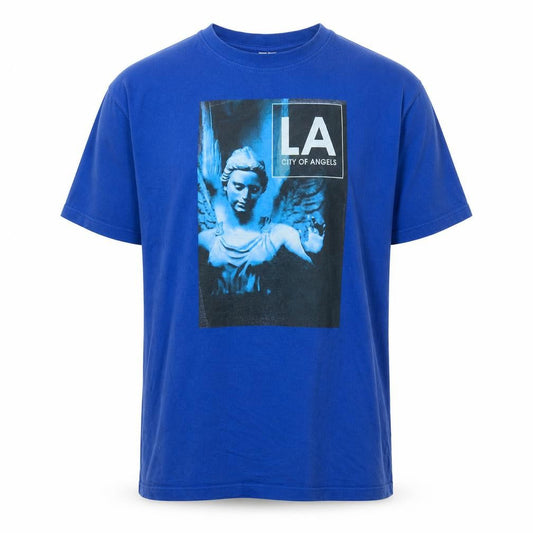 Jacamo Men's Blue LA City of Angels Cotton Graphic T-Shirt Size L
